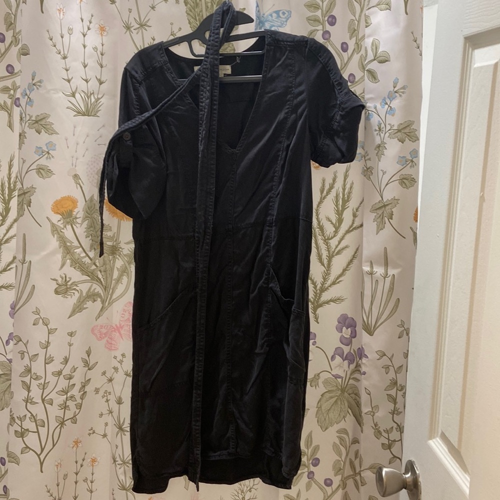 Anthropologie black dress